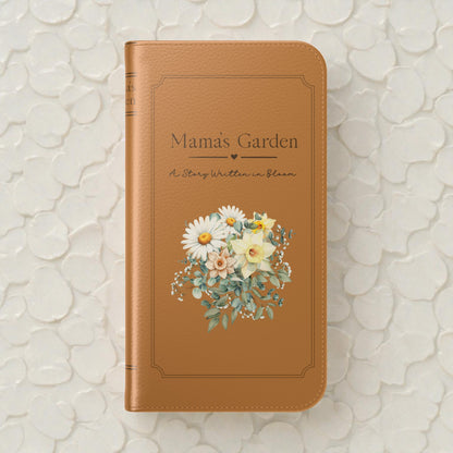 Custom "Mamas Garden" Birth Flower Book Phone Case