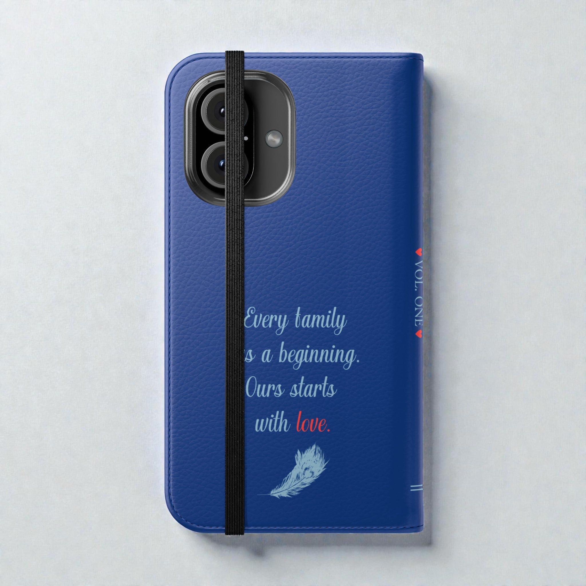 Custom "Our Family Story" Book Phone Case