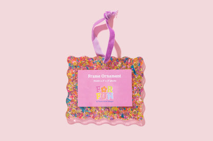 For Fun - Confetti Frame Ornaments (2 Colors)