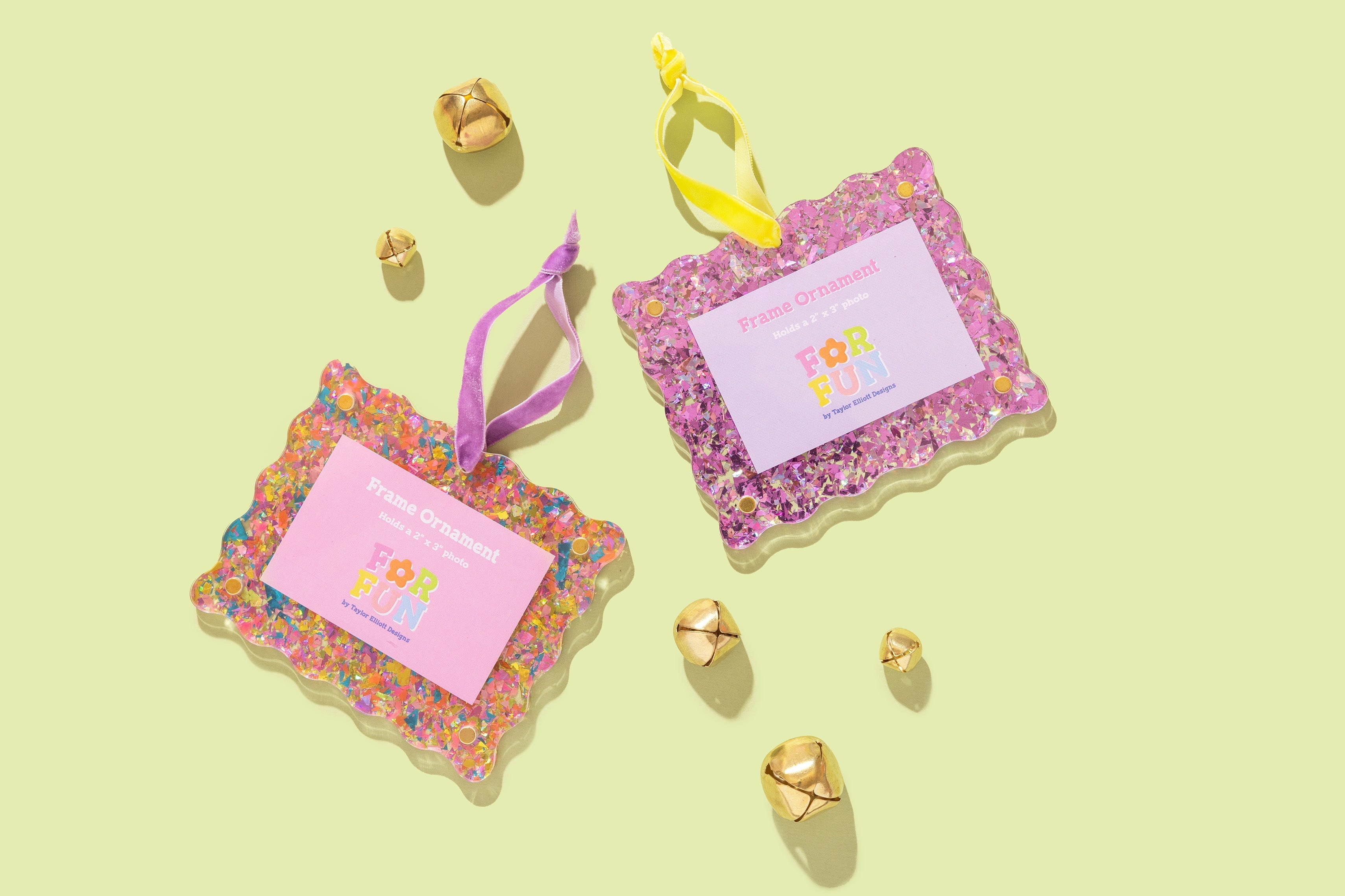 For Fun - Confetti Frame Ornaments (2 Colors)