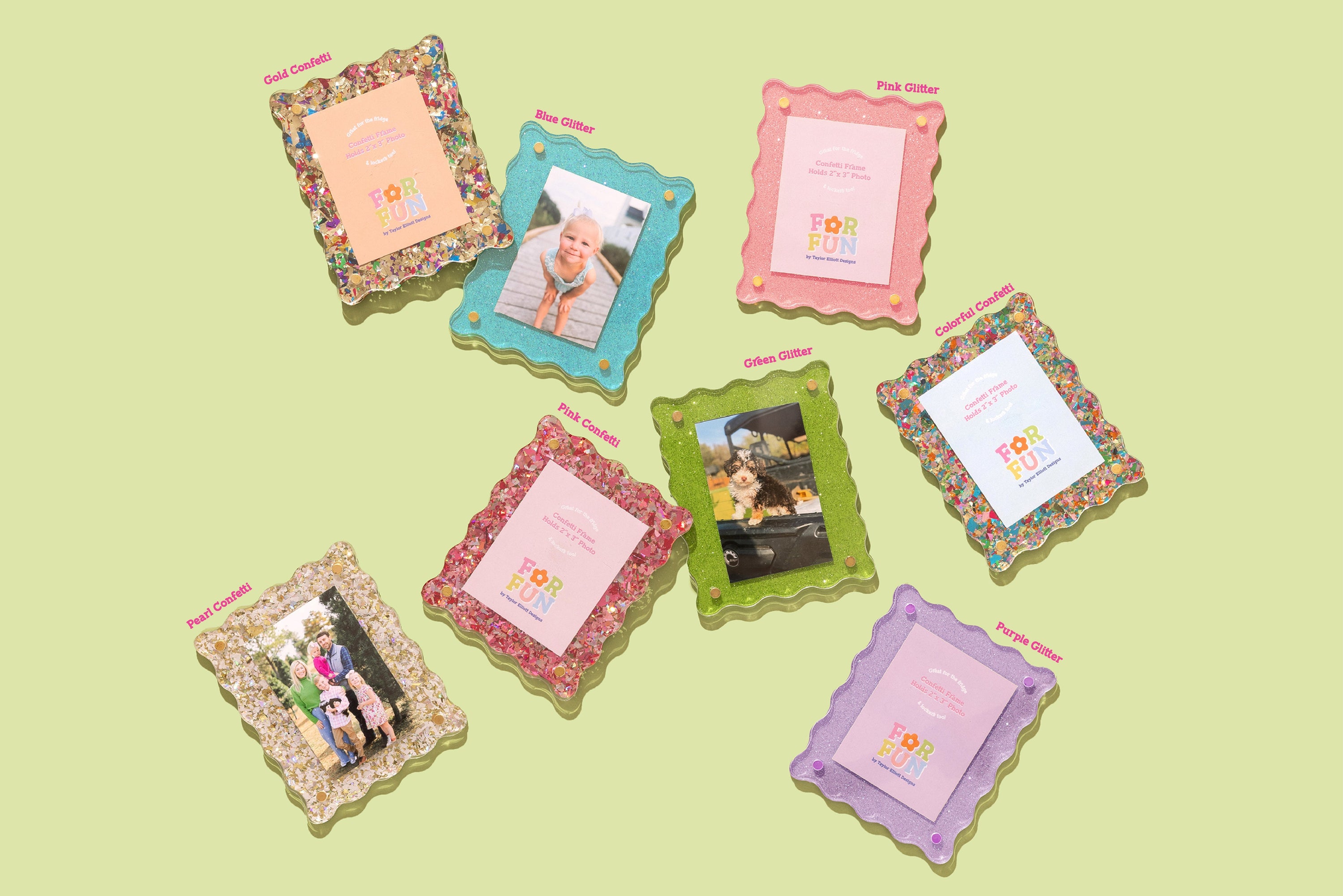 For Fun - Magnetic Frames (4 Colors)