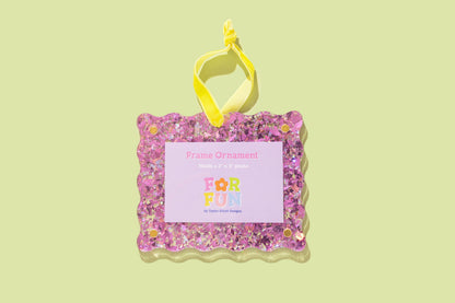 For Fun - Confetti Frame Ornaments (2 Colors)