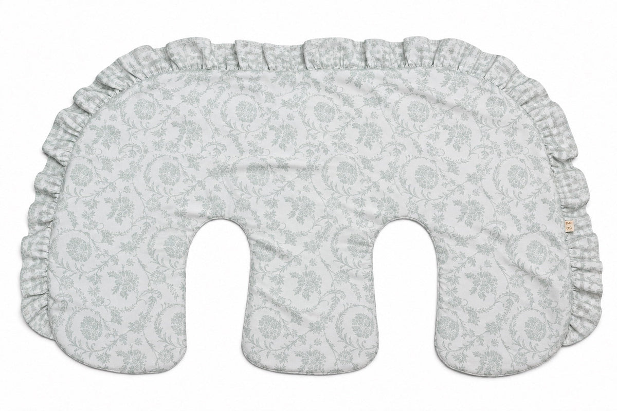 Ruffle Twins Nursing Pillow Cover