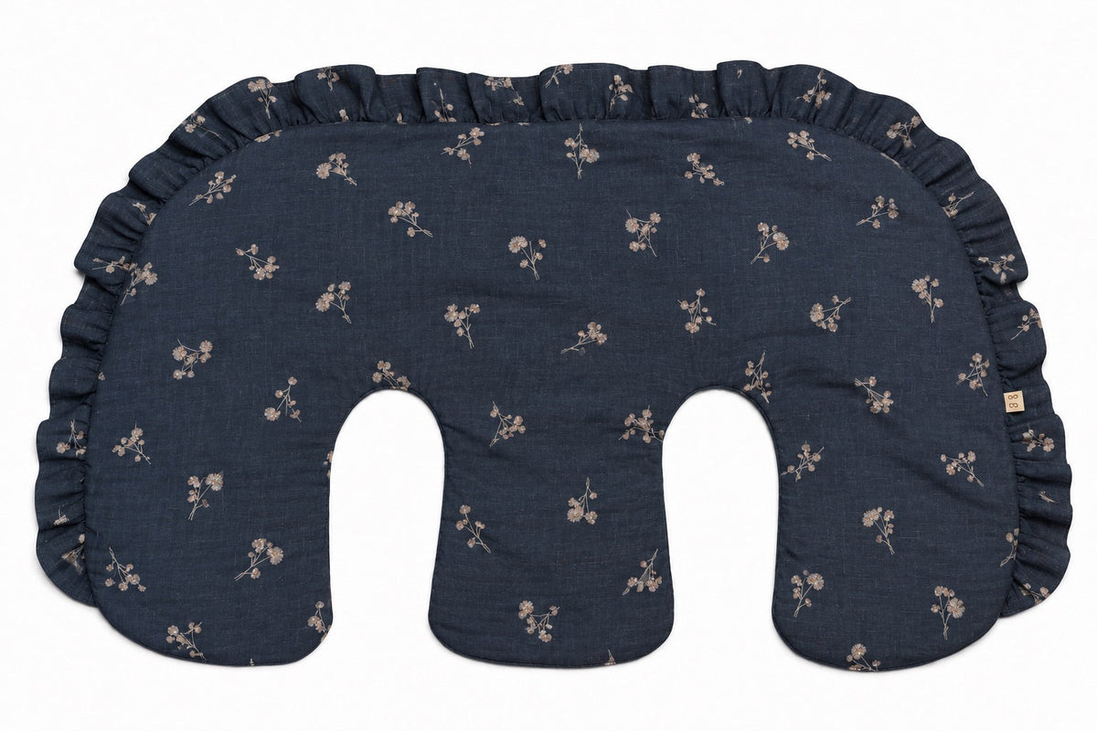 Ruffle Twins Nursing Pillow Cover