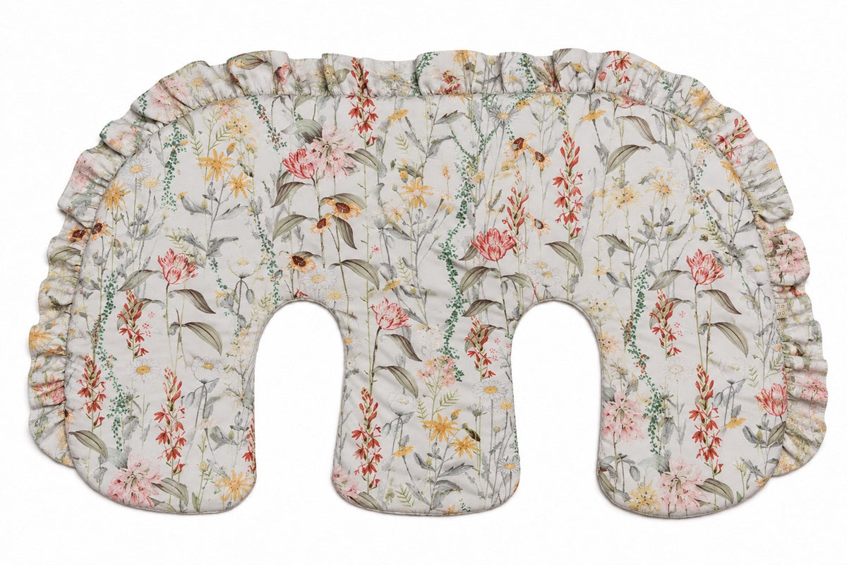 Ruffle Twins Nursing Pillow Cover