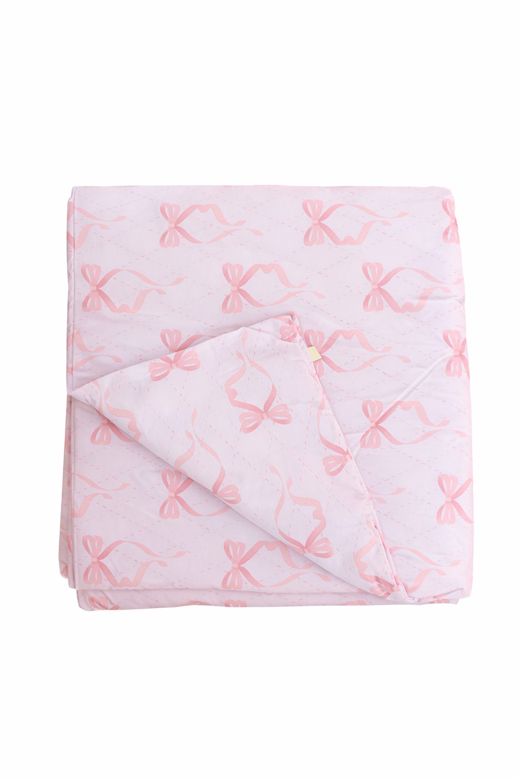 Ribbon Bow Crib Quilted Blanket