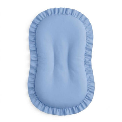 Blue Ruffle Baby Lounger Cover