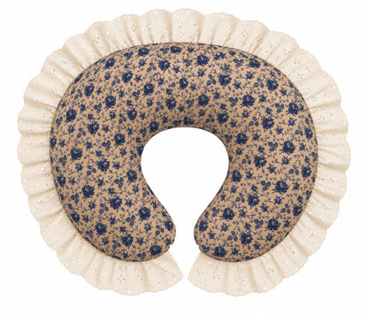 Ivory Eyelet Ruffle Original Nursing Pillow Cover