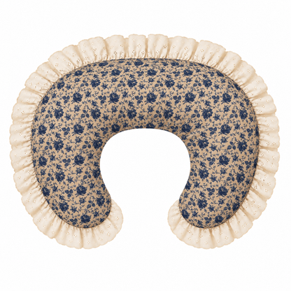 Ivory Eyelet Ruffle New Nursing Pillow Cover