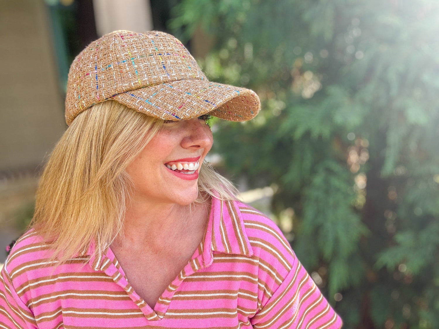 Tweed Baseball Hats (8 Colors)