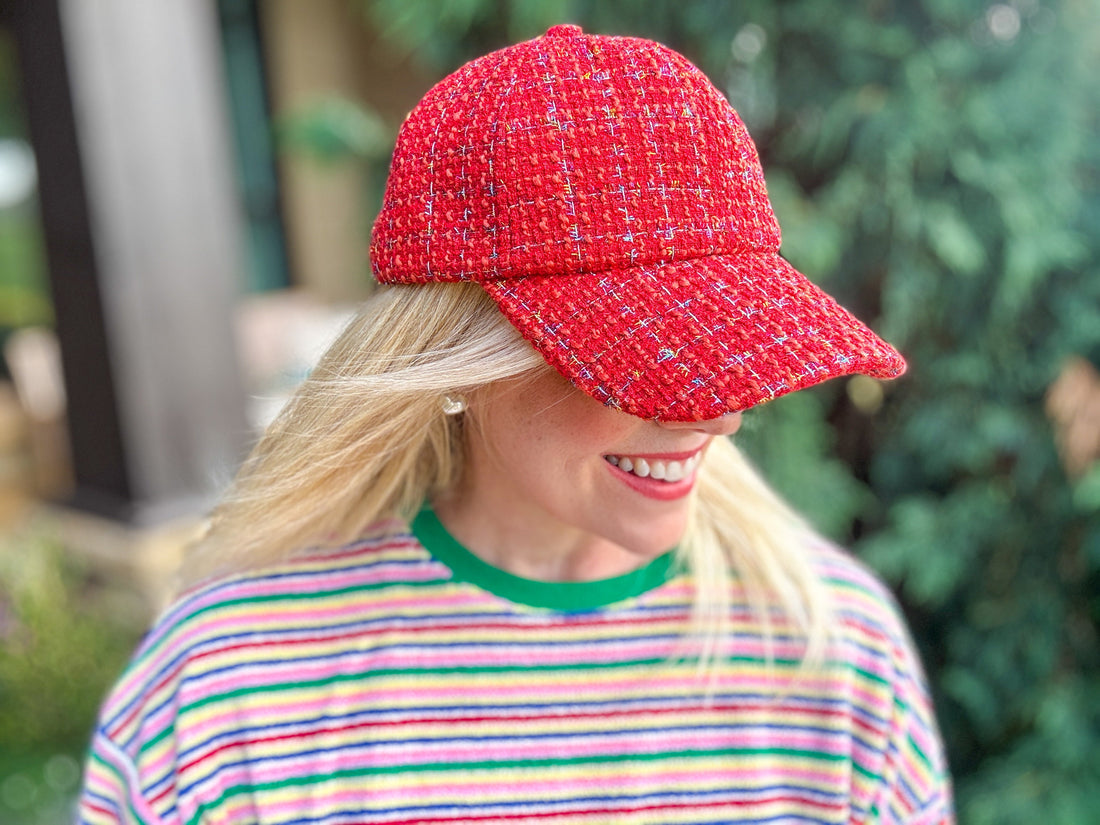 Moxie Tweed Baseball Hat
