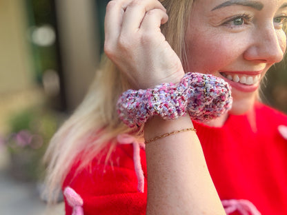 Tweed Scrunchies (12 Colors)