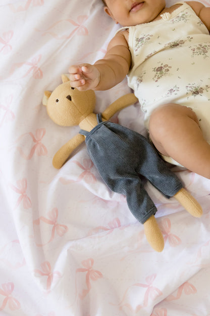 Ribbon Crib Quilted Blanket