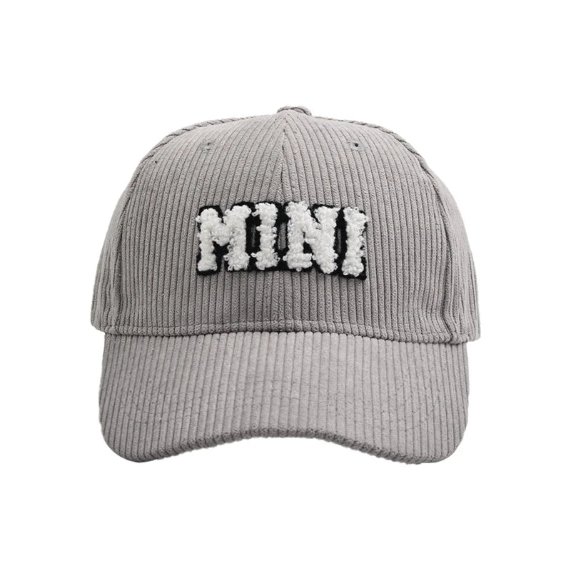 Mommy and Me Matching Corduroy Baseball Cap – Matching Hats for Mom and Child, Adjustable Corduroy Hat