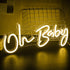 Oh Baby LED Neon Sign - Baby Shower Decor - Gathering Littles