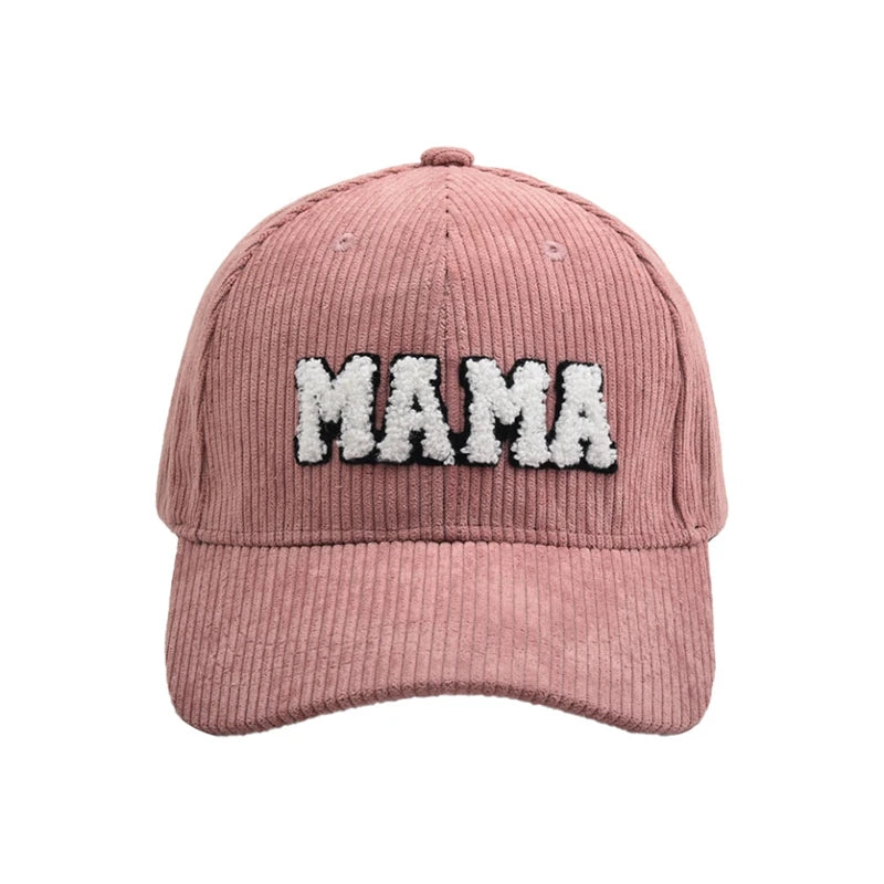 Mommy and Me Matching Corduroy Baseball Cap – Matching Hats for Mom and Child, Adjustable Corduroy Hat