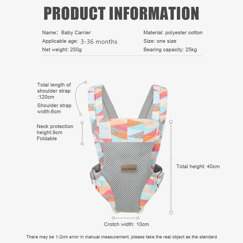 Infant Baby Holder Carrier Bag 360 Ergonomic Breathable for Daddy Saddle Mother Kids Cool Carriage Hands Free Newborns Products - Gathering Littles