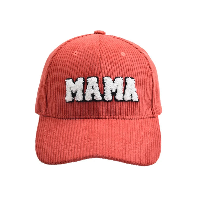 Mommy and Me Matching Corduroy Baseball Cap – Matching Hats for Mom and Child, Adjustable Corduroy Hat