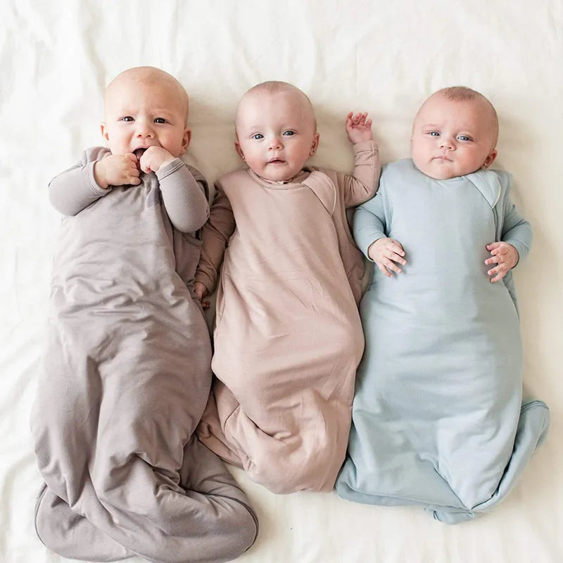 Bamboo Fiber Baby Summer Sleeping Bag Soft Comfortable Zipper Infant Baby Newborn Sleep Sack Sleeveless Sleep Bags for Kids - Gathering Littles