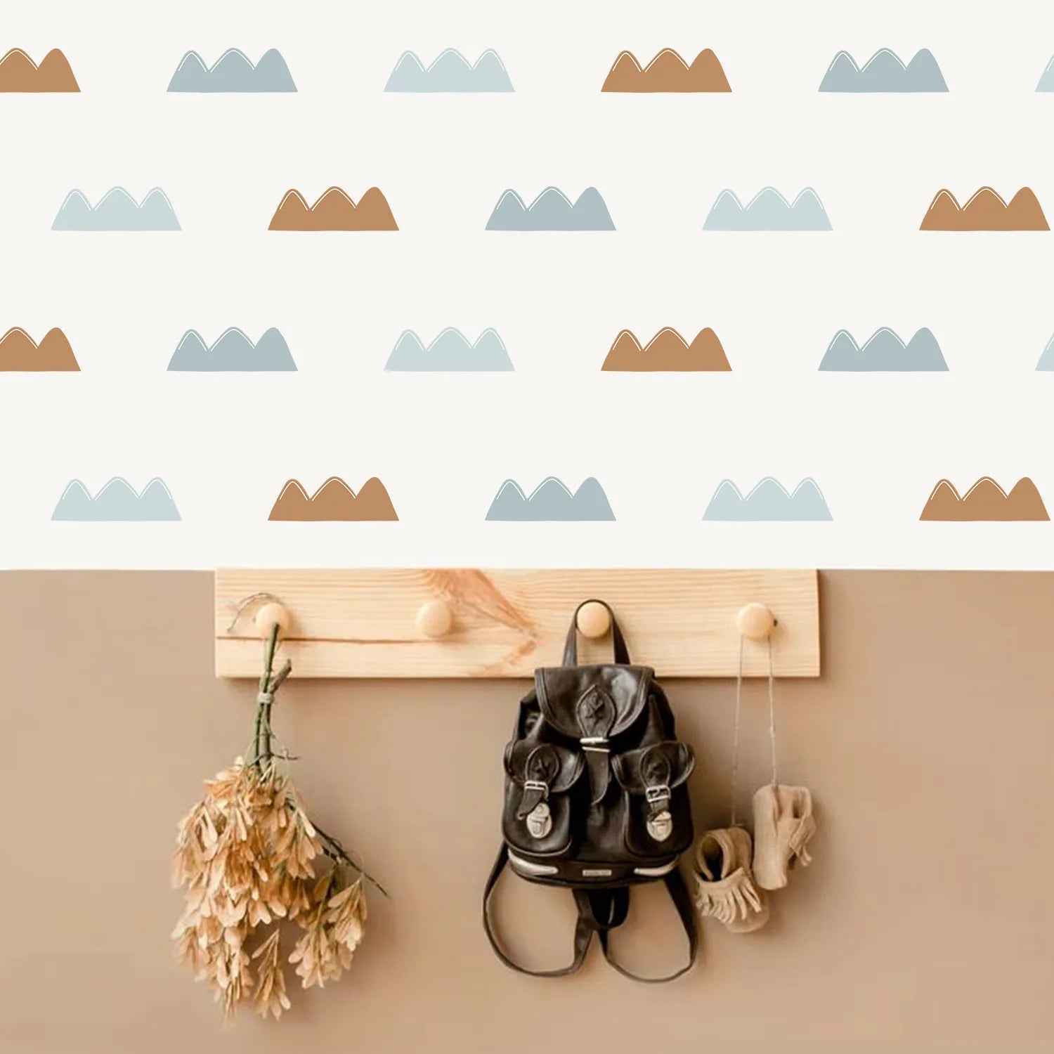 Mountain Wall Stickers for Kids Room, Mountain Nursery Wall Decals - Gathering Littles