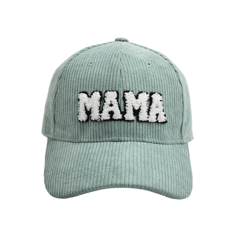 Mommy and Me Matching Corduroy Baseball Cap – Matching Hats for Mom and Child, Adjustable Corduroy Hat