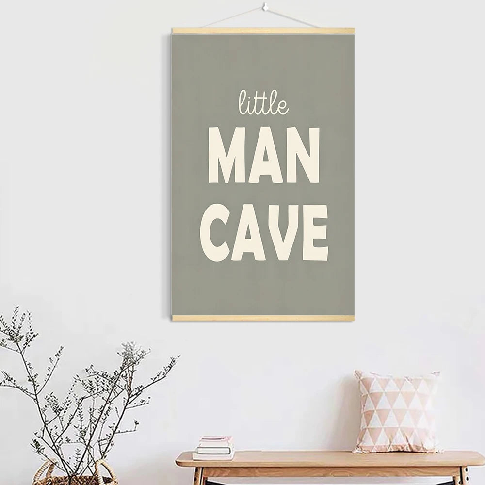 Big Boy Room Wall Decor - Boho Canvas Wall Hanging