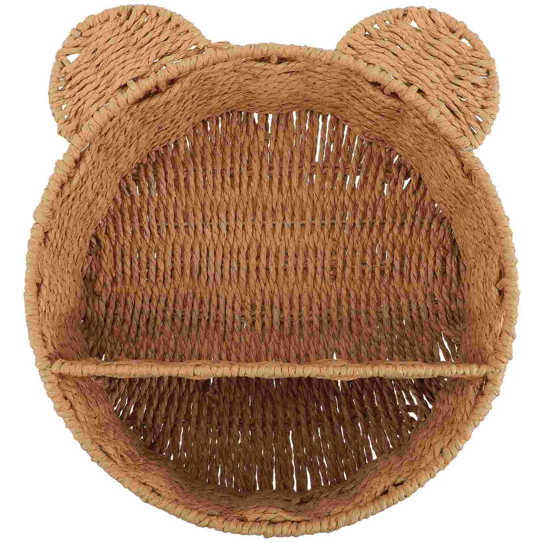 Rattan Teddy Bear Shelf, Floating Bear Shelf for Baby Nursery - Gathering Littles