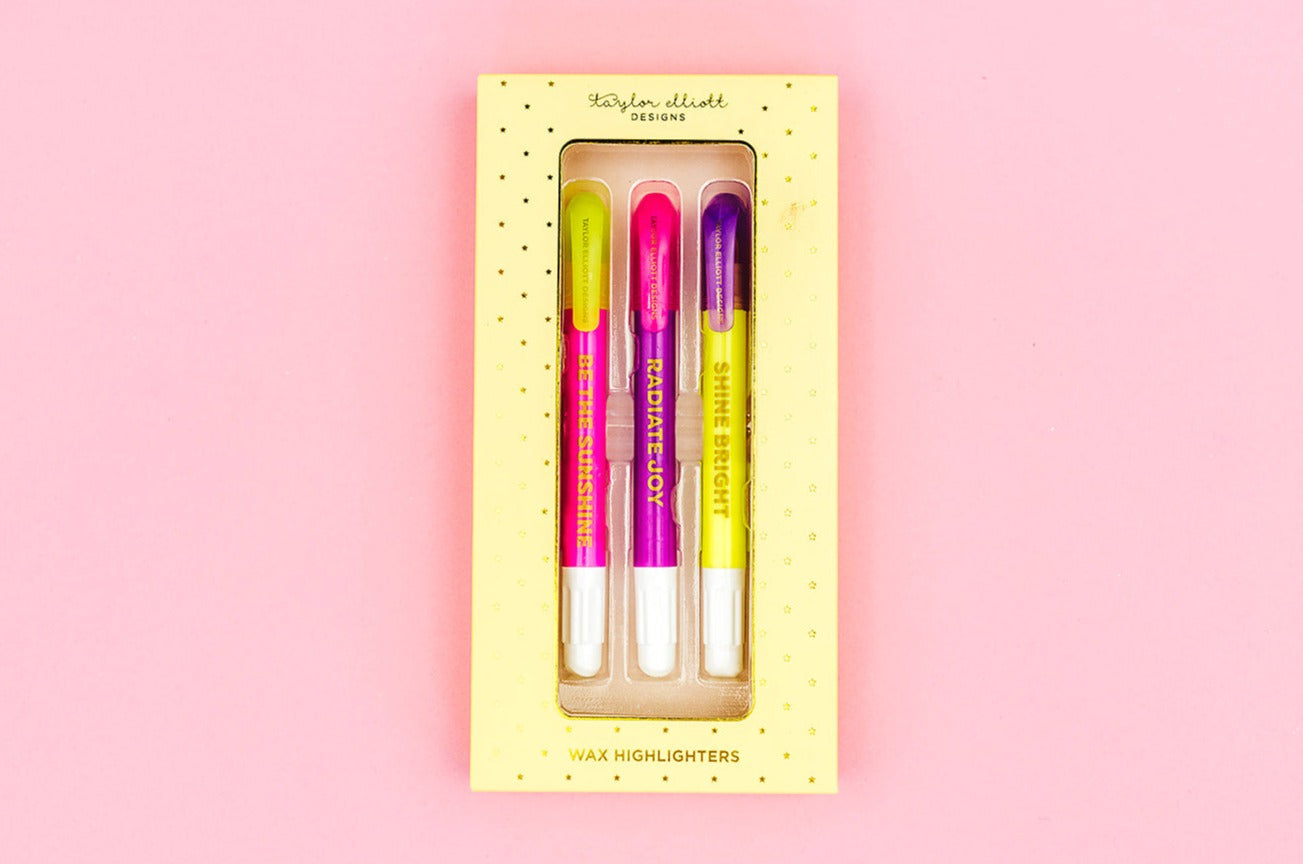 Shine Bright Wax Highlighter Set