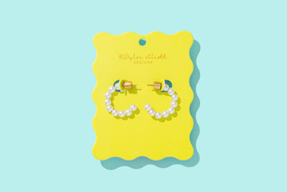 Olivia Pearl Hoops