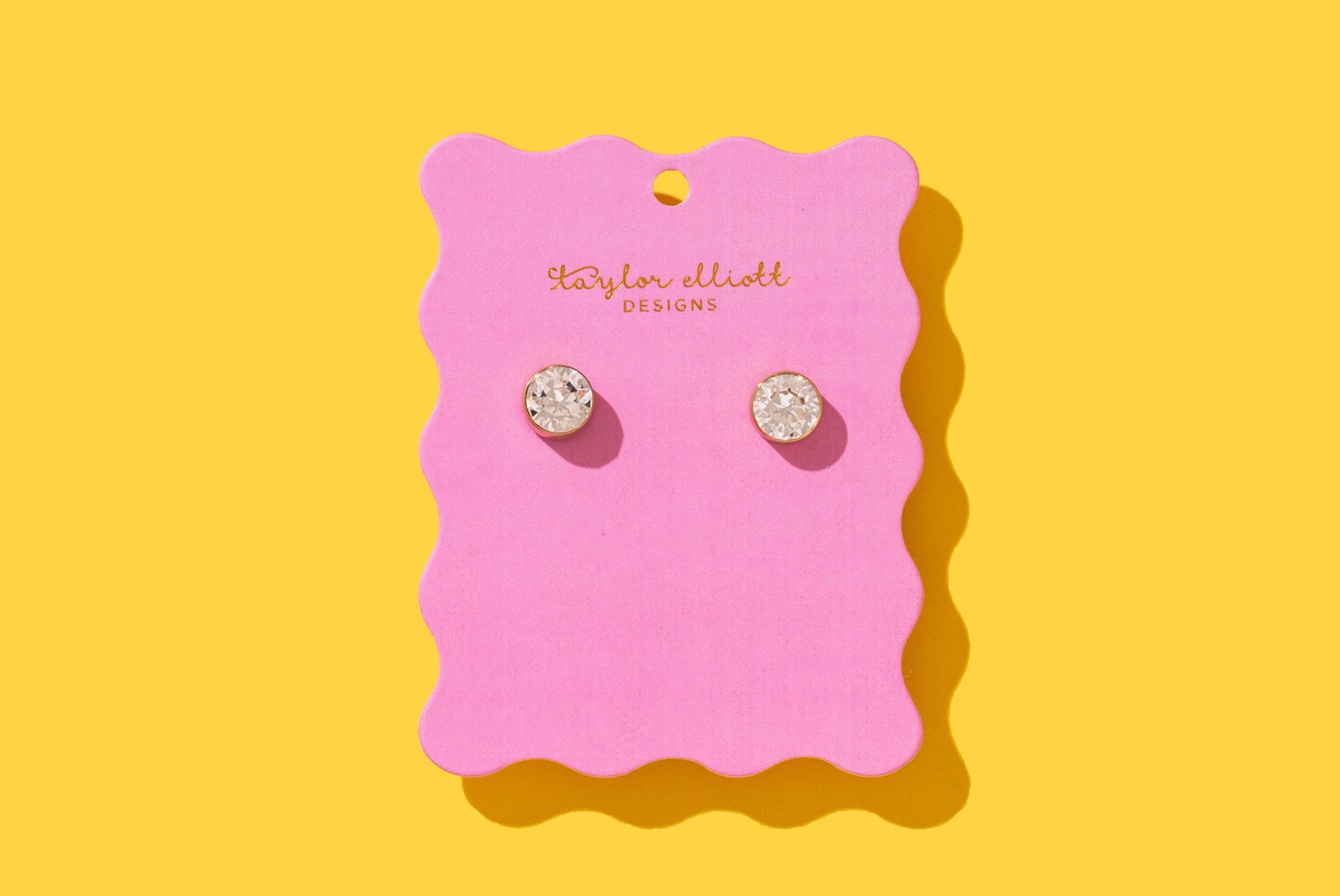 Maren Bezel Large Stud