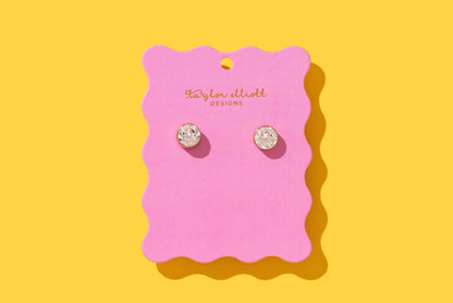 Maren Bezel Large Stud