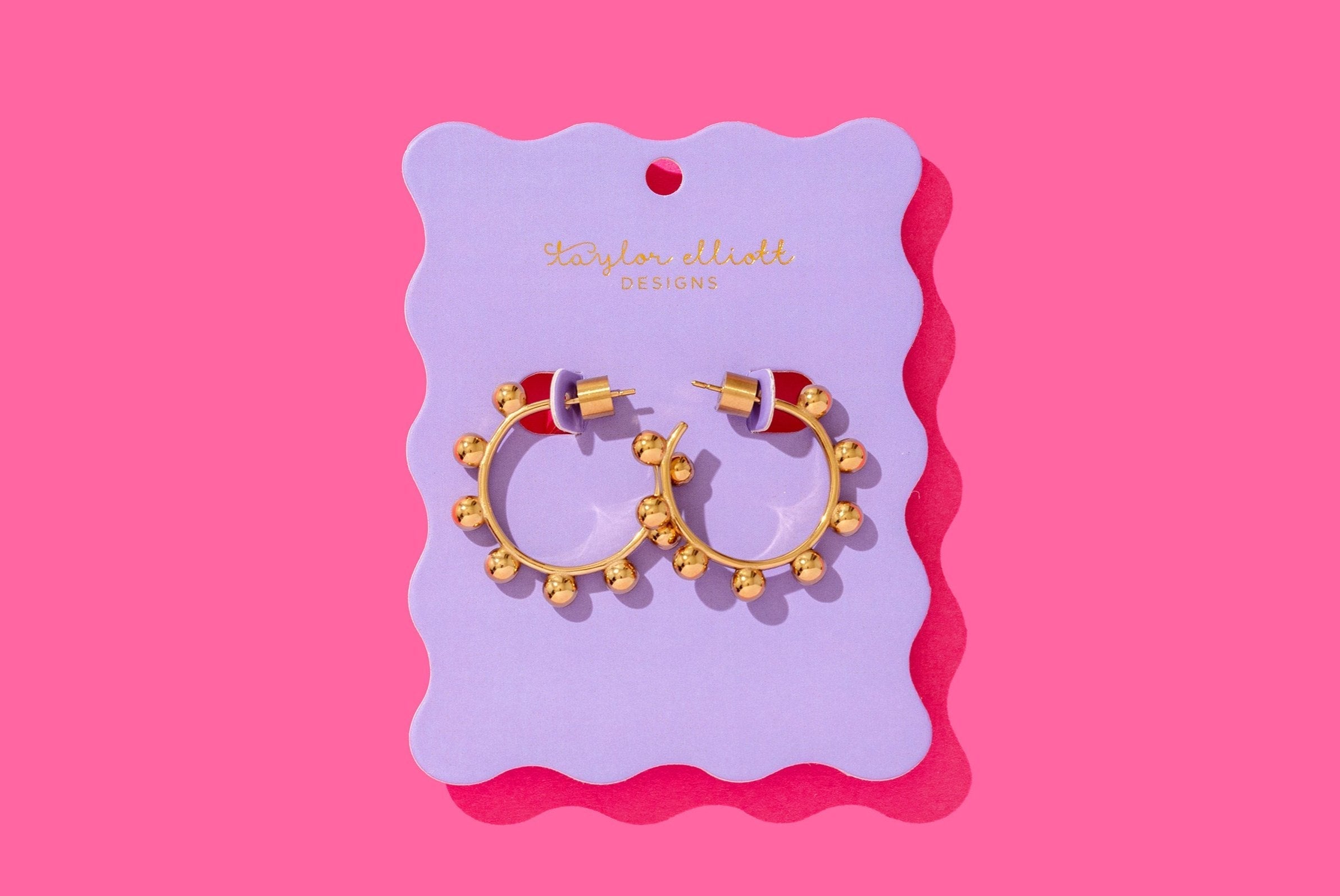 Dottie Gold Hoop