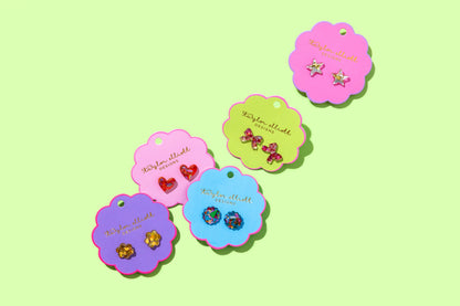 Confetti Bow Stud