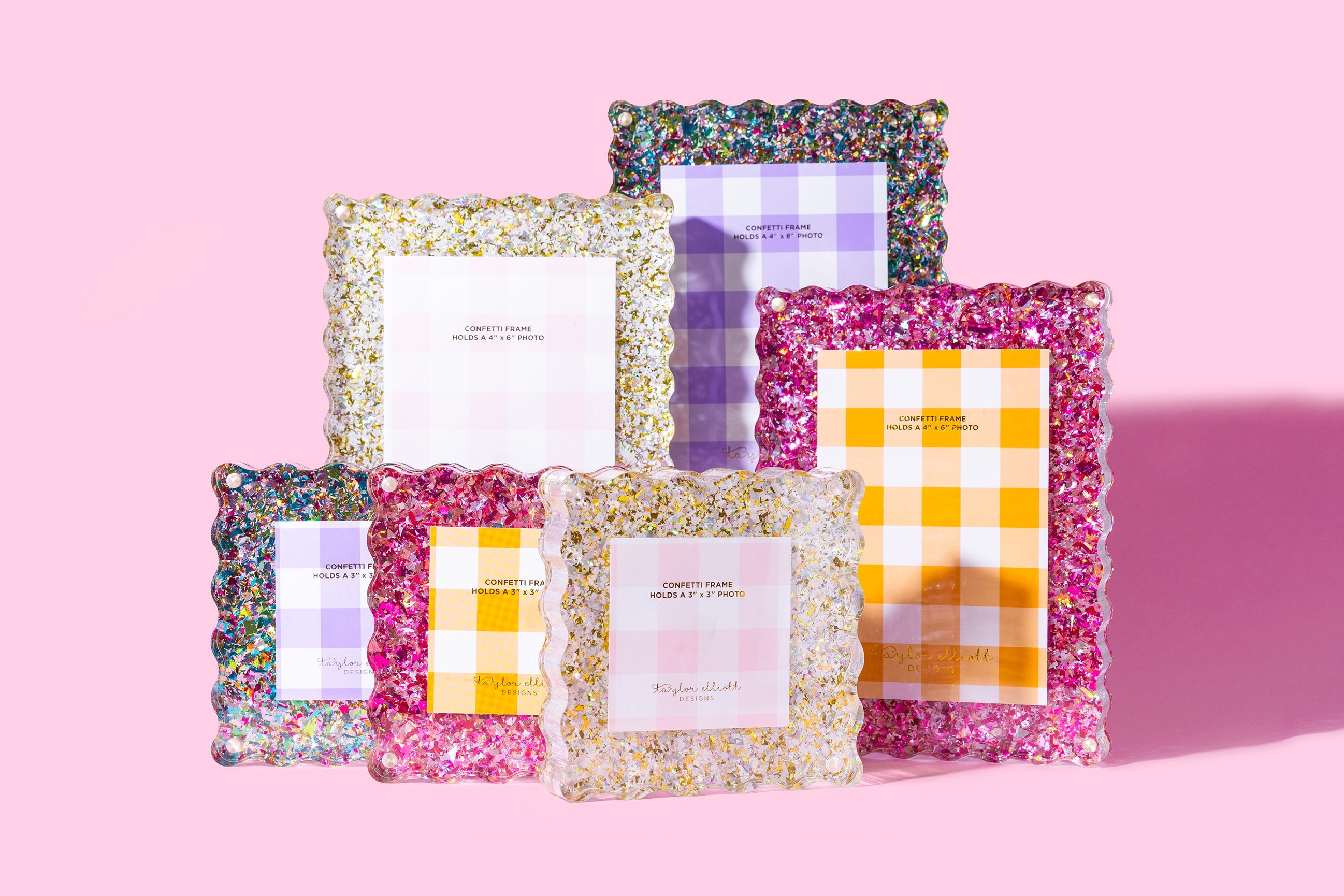 Pearl Confetti Frame - Small