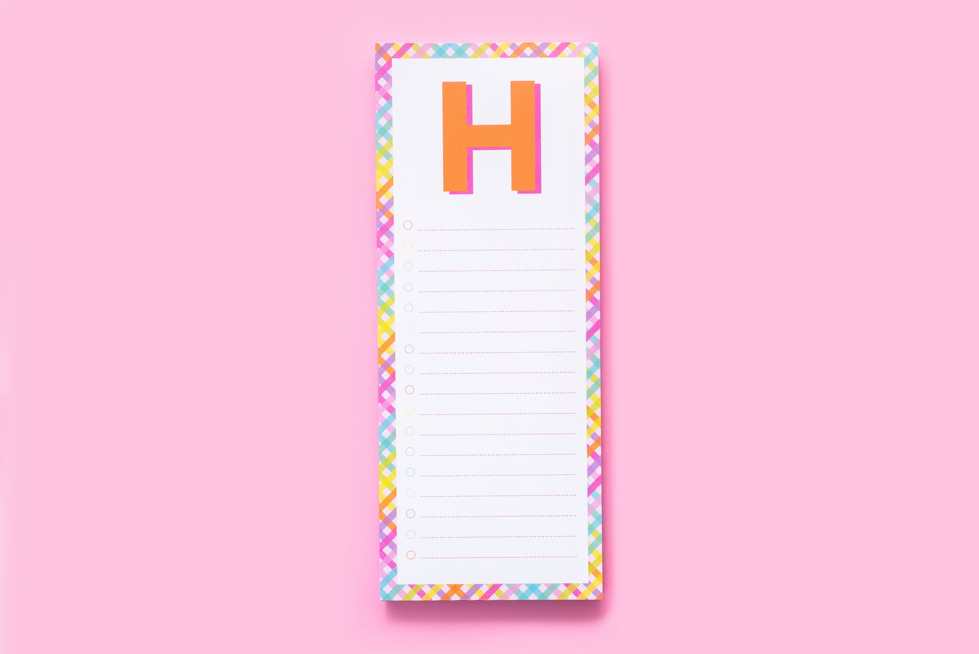 Letter List Pads A-Z