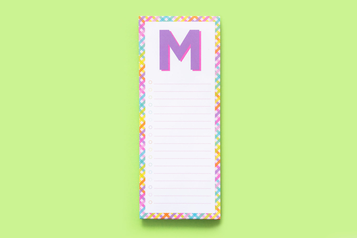 Letter List Pads A-Z