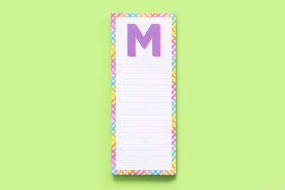 Letter List Pads A-Z