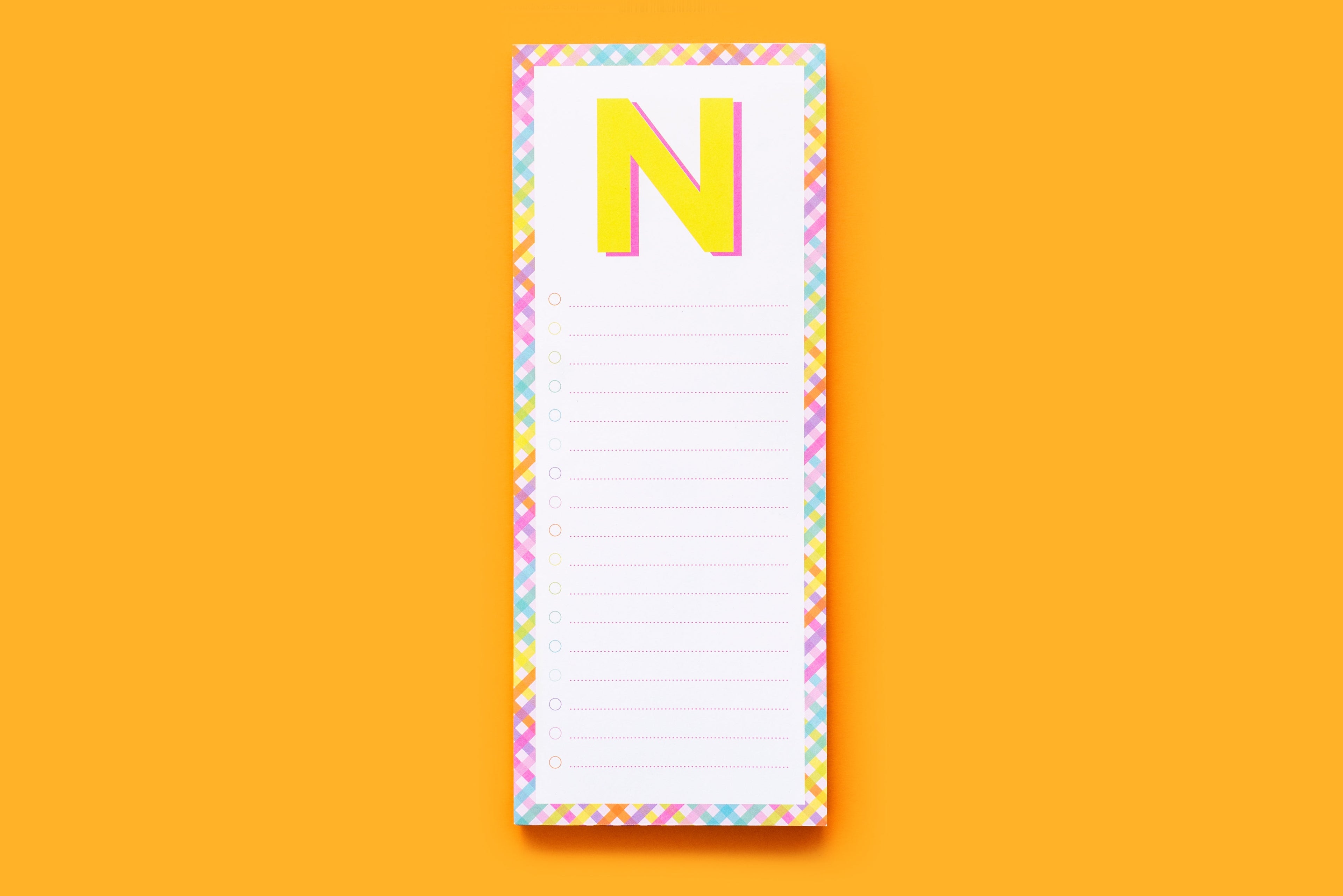 Letter List Pads A-Z