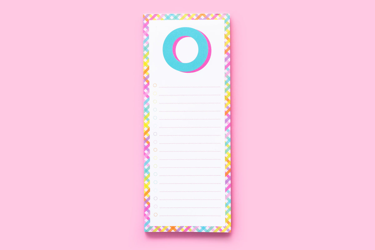 Letter List Pads A-Z