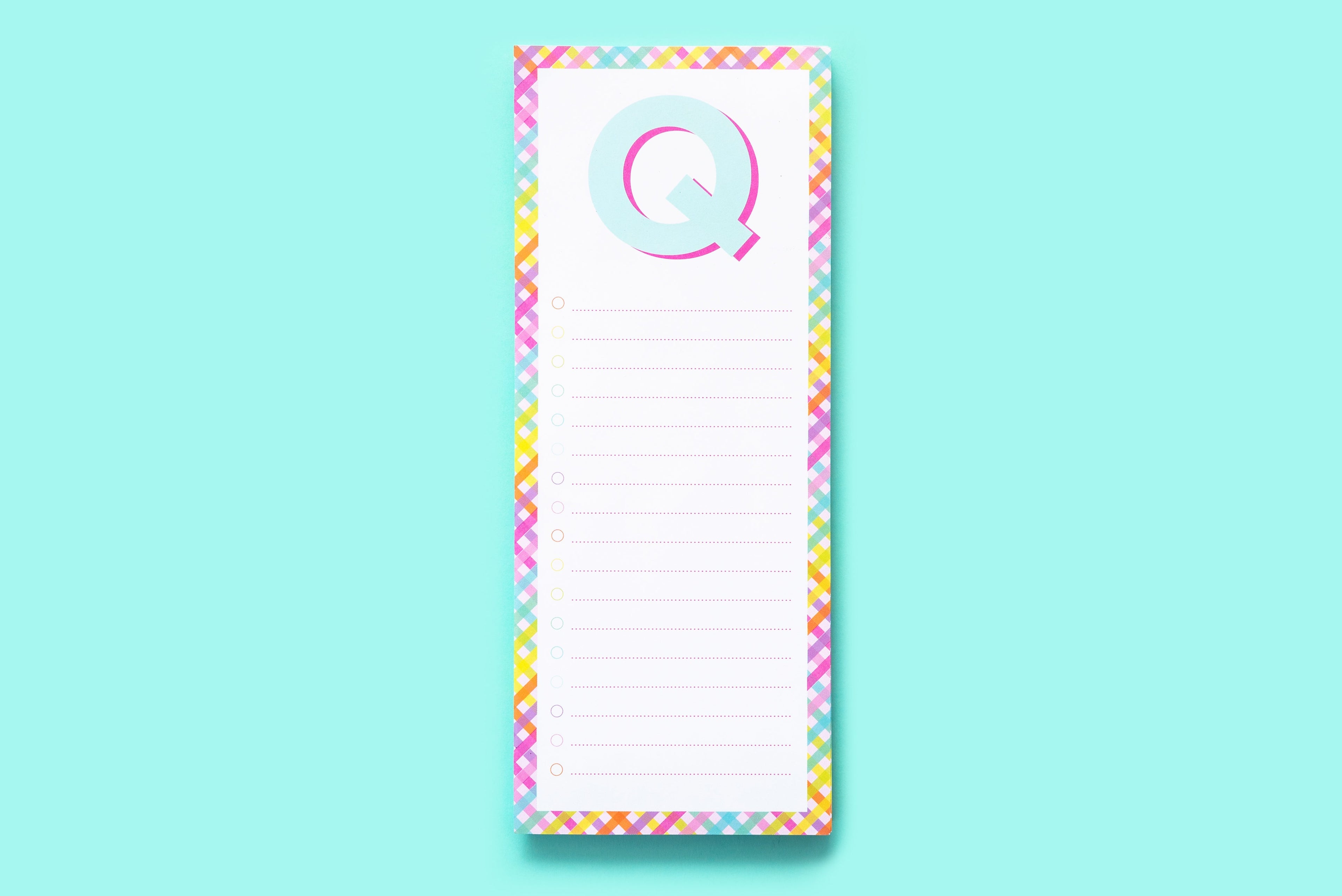 Letter List Pads A-Z