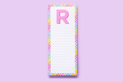 Letter List Pads A-Z