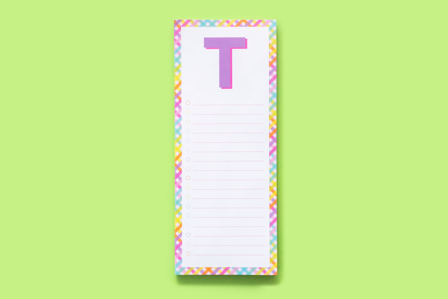 Letter List Pads A-Z