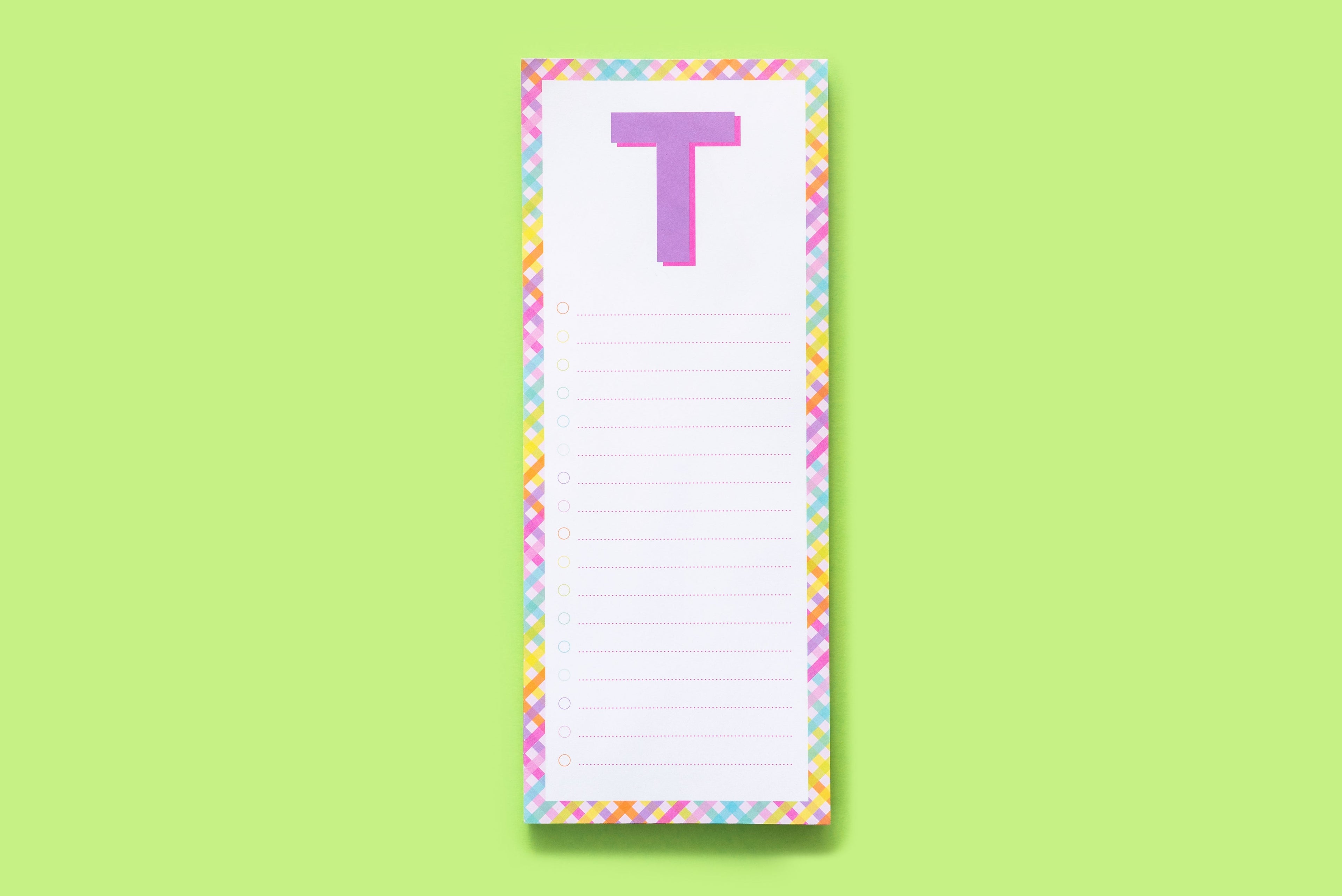 Letter List Pads A-Z