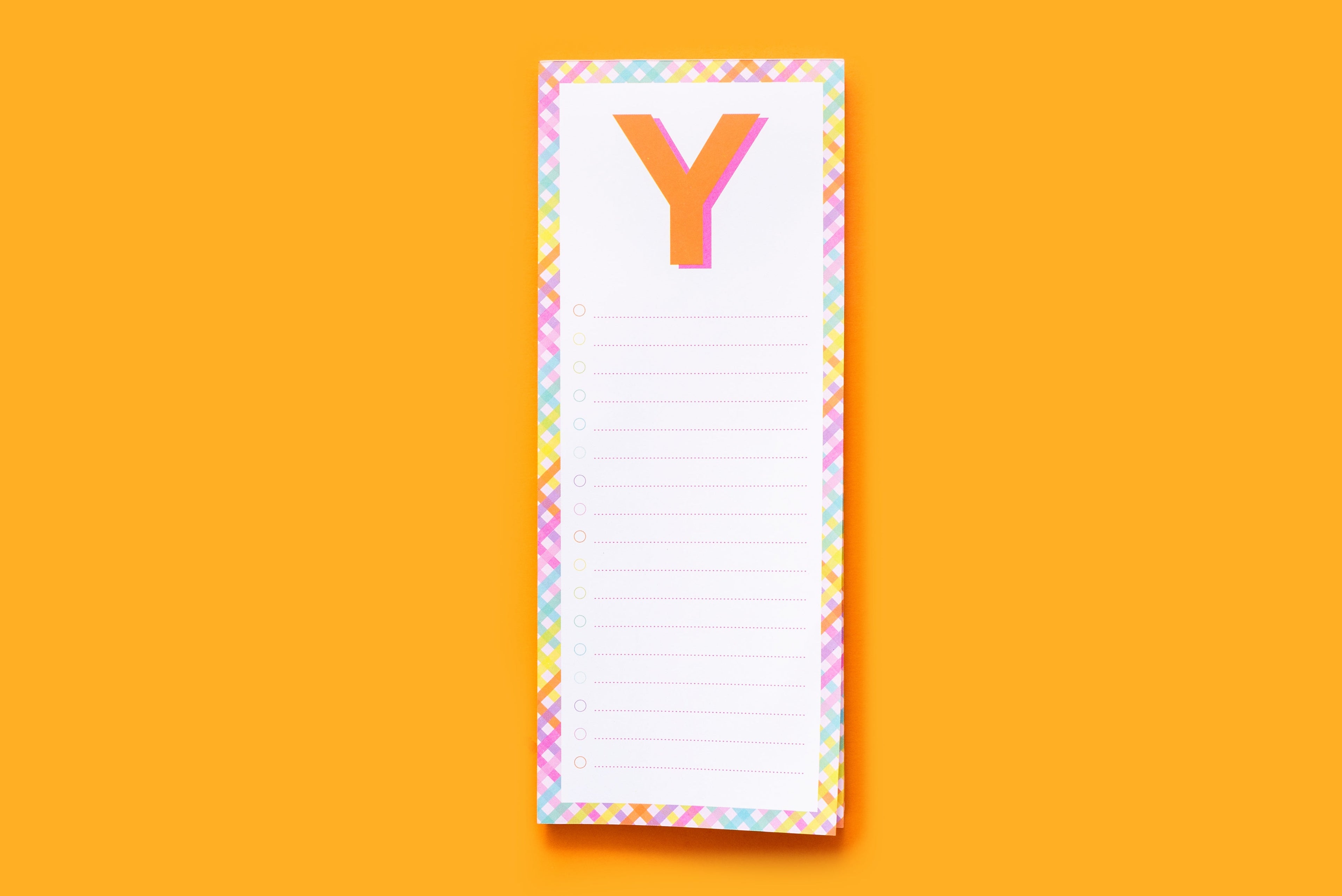 Letter List Pads A-Z