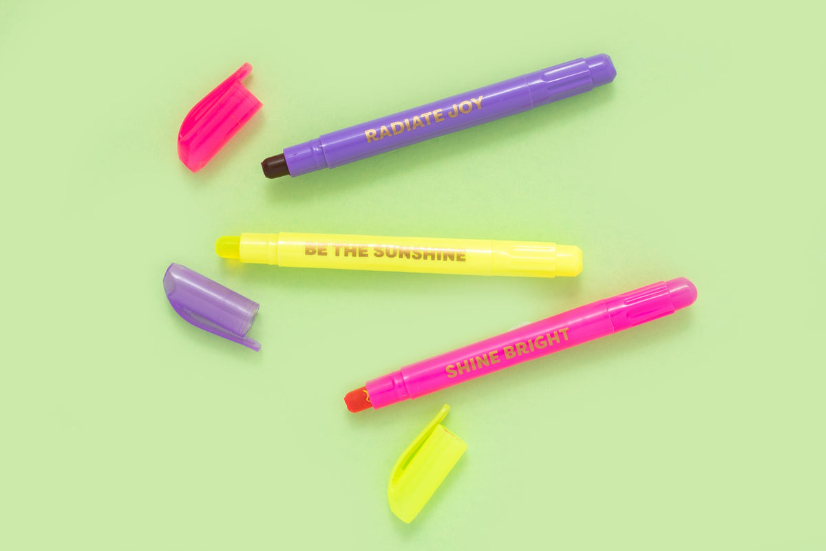 Shine Bright Wax Highlighter Set