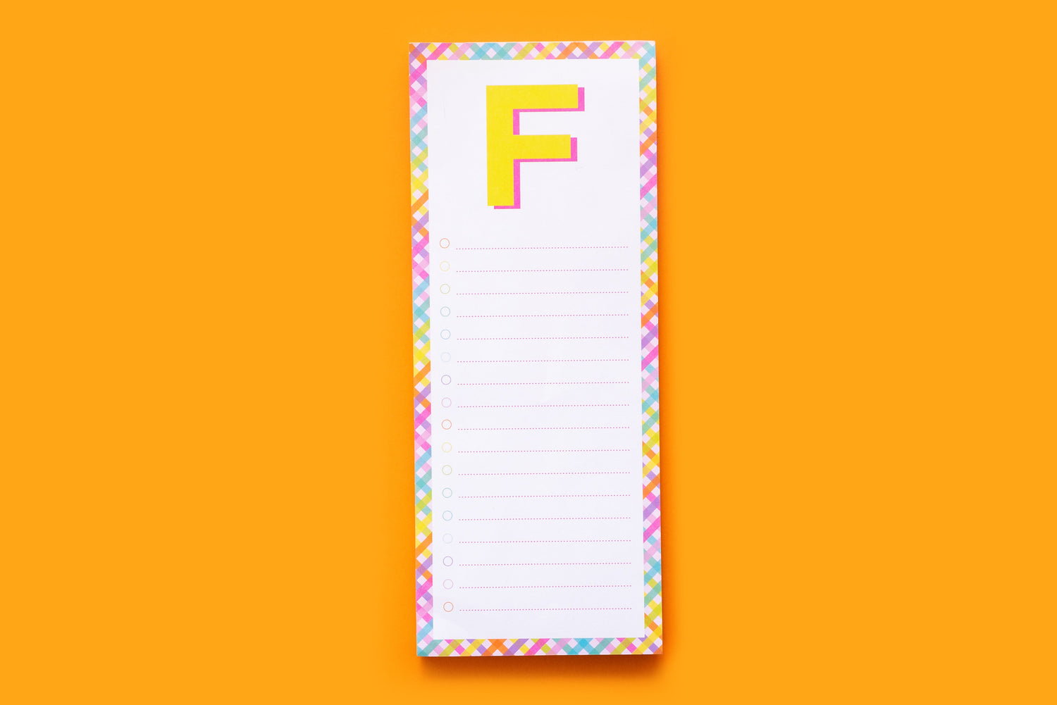 Letter List Pads A-Z