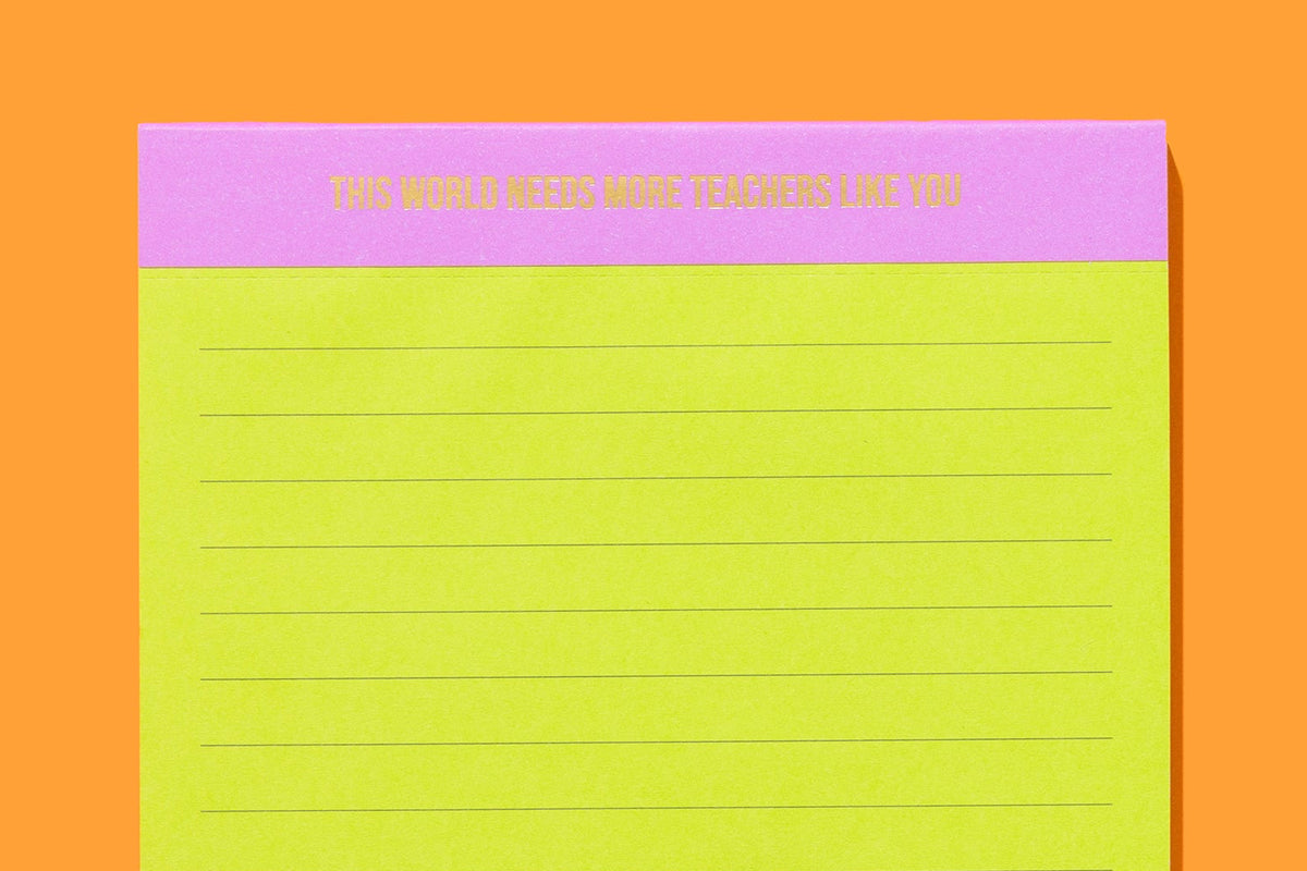 Teacher List Pad