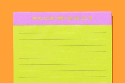 Teacher List Pad