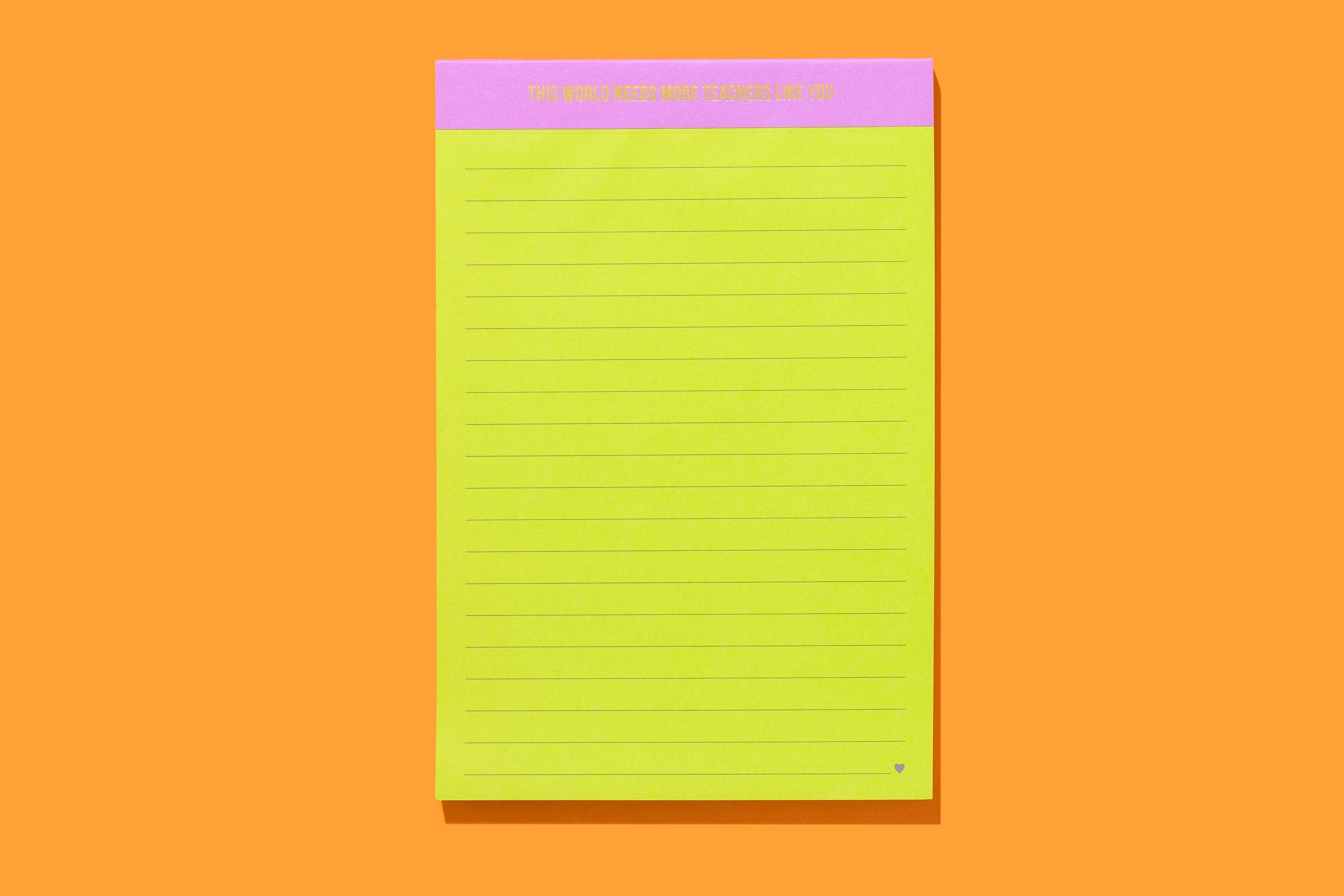 Teacher List Pad