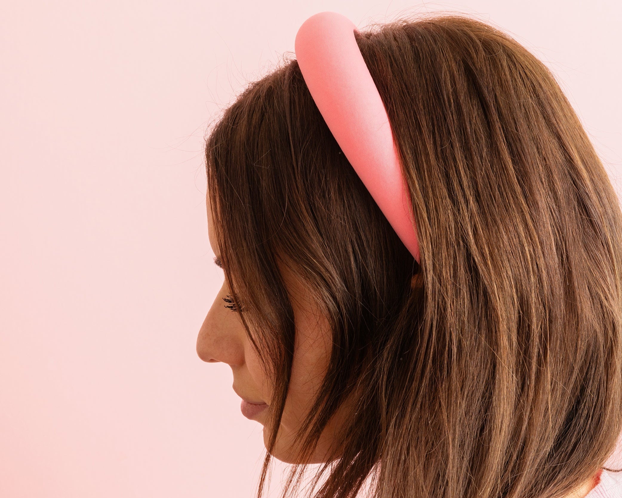 Ivy Mesh Pink Headband